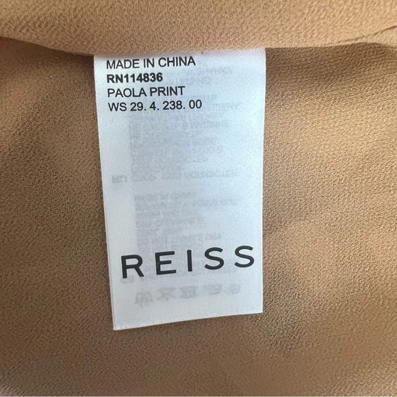 Reiss Paola Floral Printed Halter Neck Cocktail Dress - Picture 11 of 12